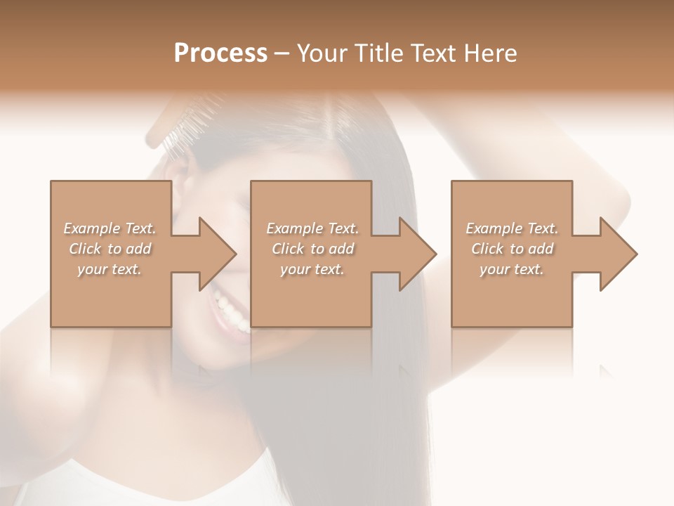Adult White Lady PowerPoint Template