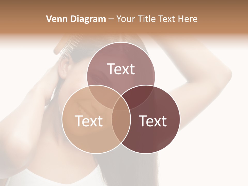 Adult White Lady PowerPoint Template