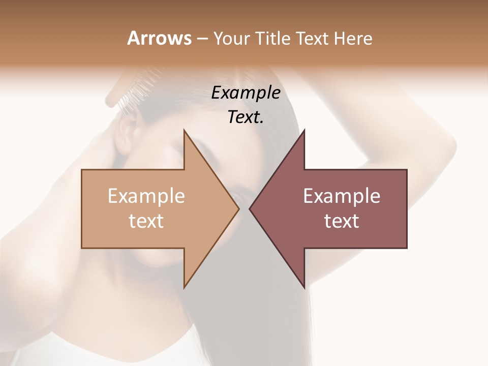 Adult White Lady PowerPoint Template