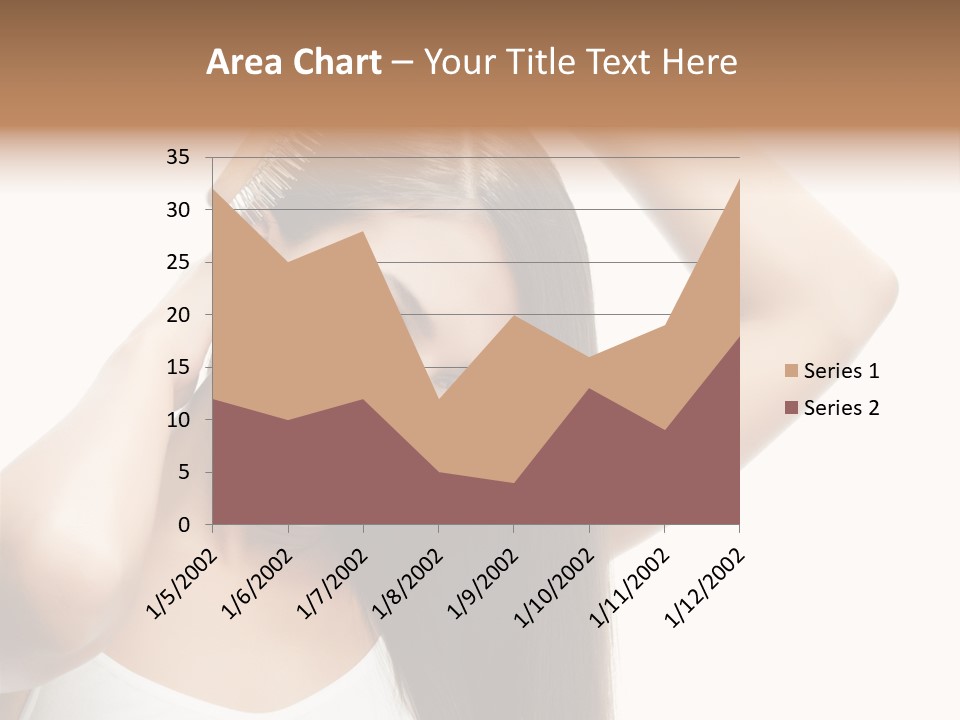 Adult White Lady PowerPoint Template