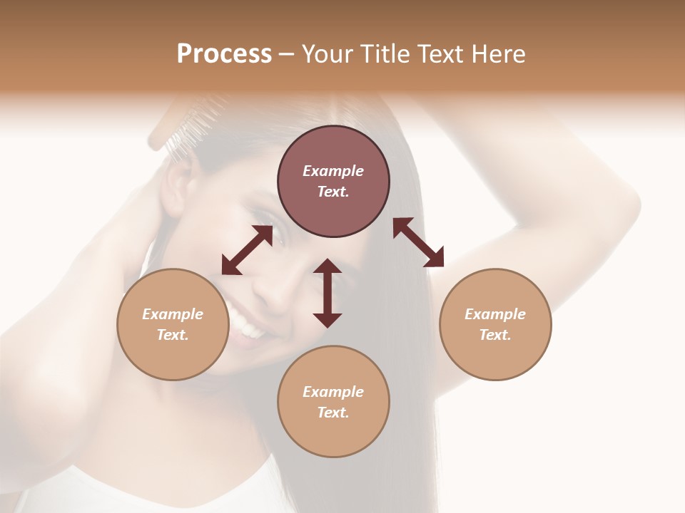 Adult White Lady PowerPoint Template