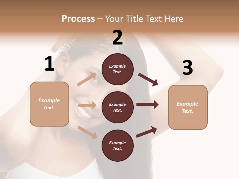 Adult White Lady PowerPoint Template