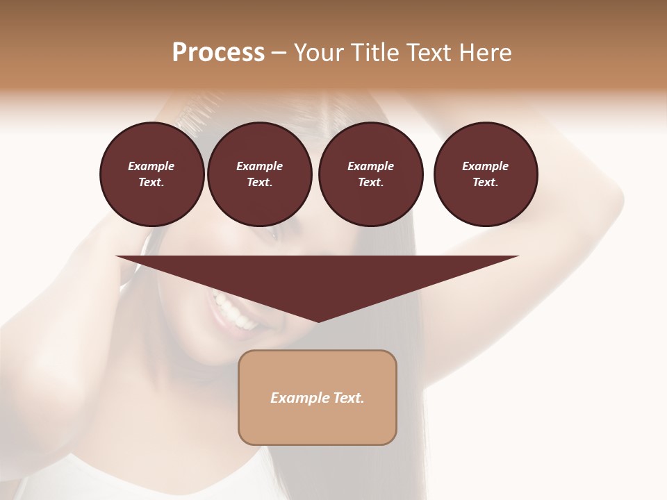 Adult White Lady PowerPoint Template