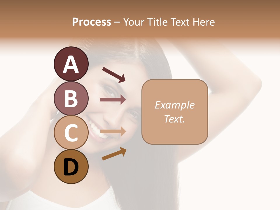 Adult White Lady PowerPoint Template