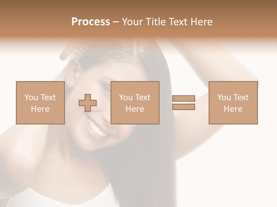 Adult White Lady PowerPoint Template