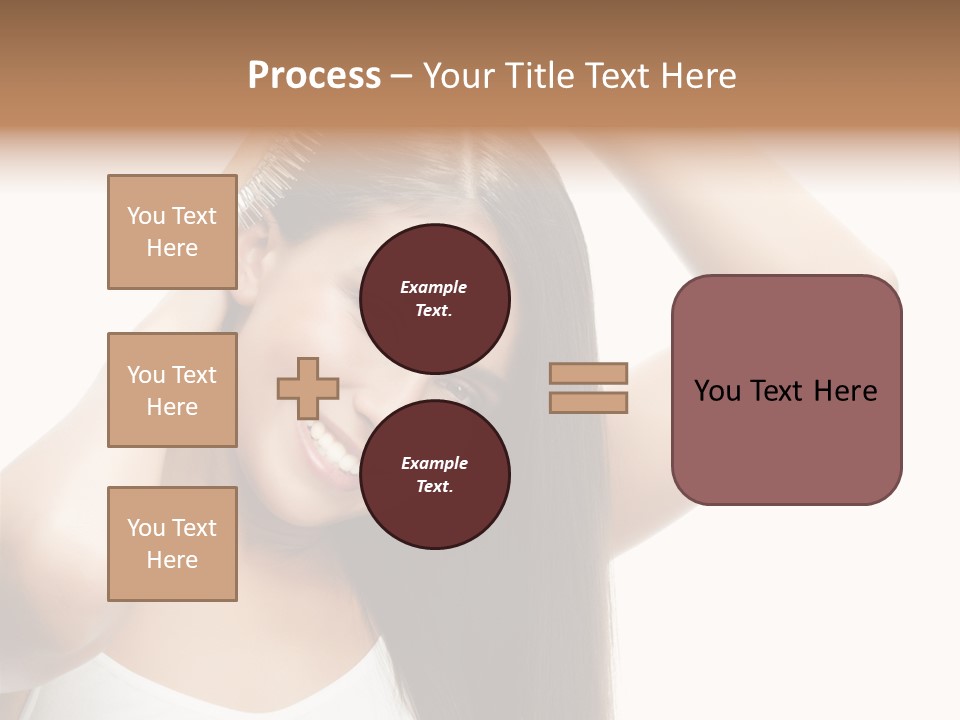 Adult White Lady PowerPoint Template