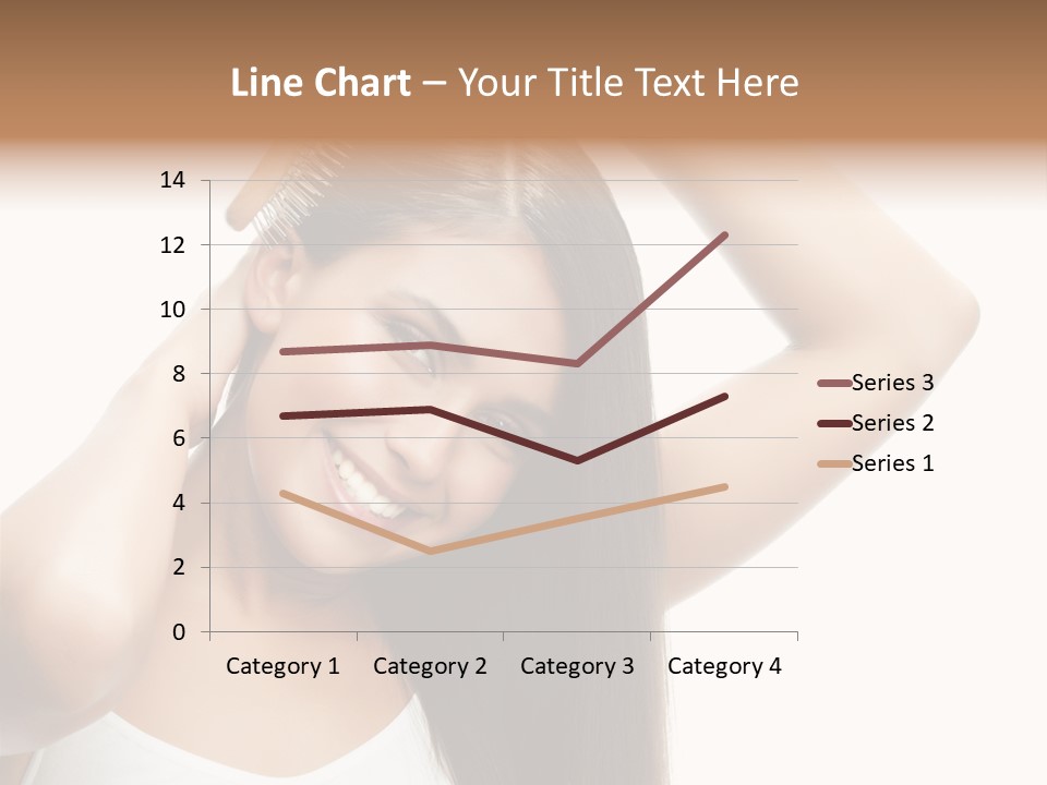 Adult White Lady PowerPoint Template