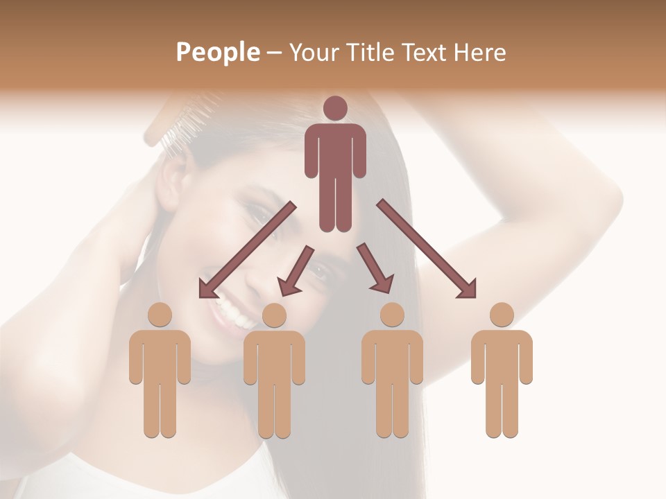 Adult White Lady PowerPoint Template
