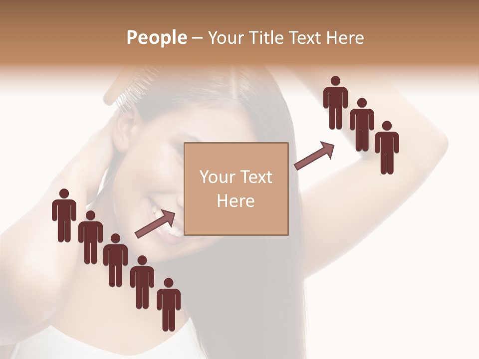 Adult White Lady PowerPoint Template