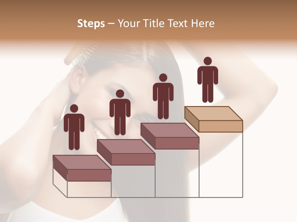 Adult White Lady PowerPoint Template