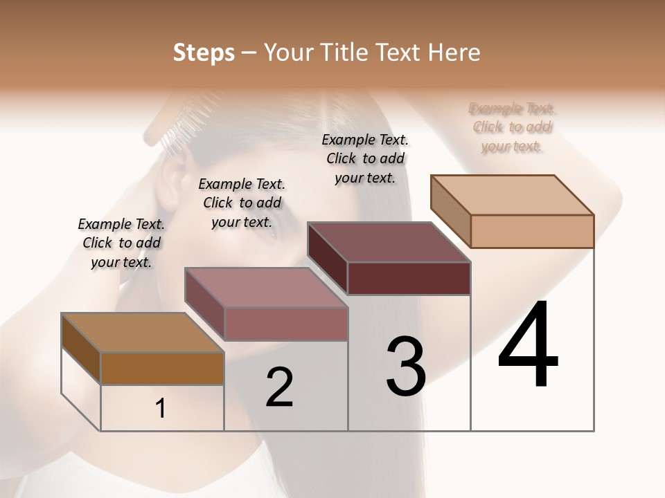 Adult White Lady PowerPoint Template