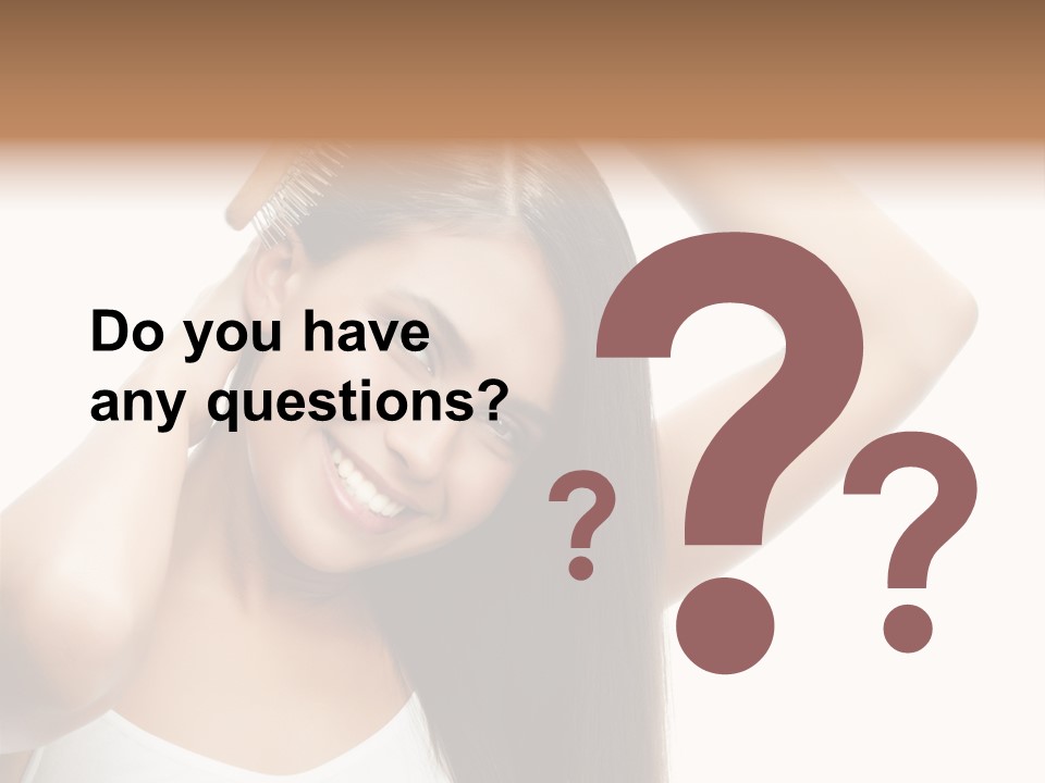 Adult White Lady PowerPoint Template