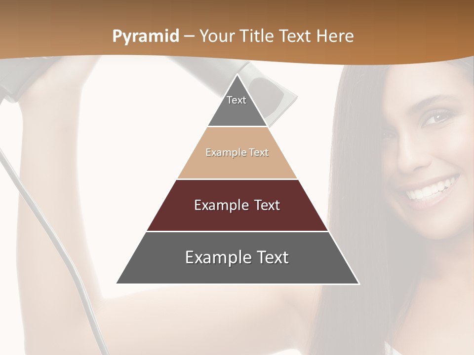 Face Girl Portrait PowerPoint Template