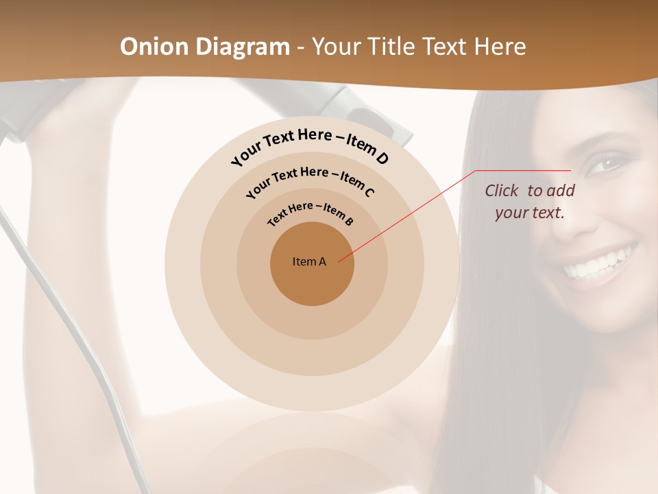 Face Girl Portrait PowerPoint Template