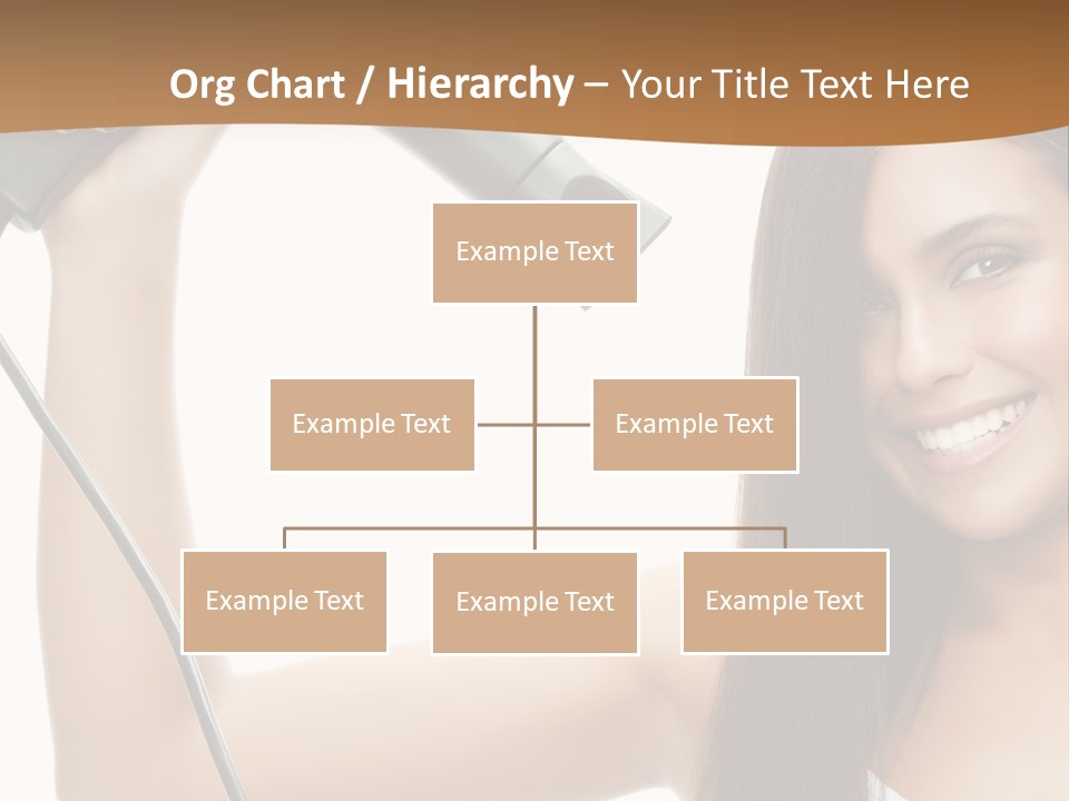 Face Girl Portrait PowerPoint Template