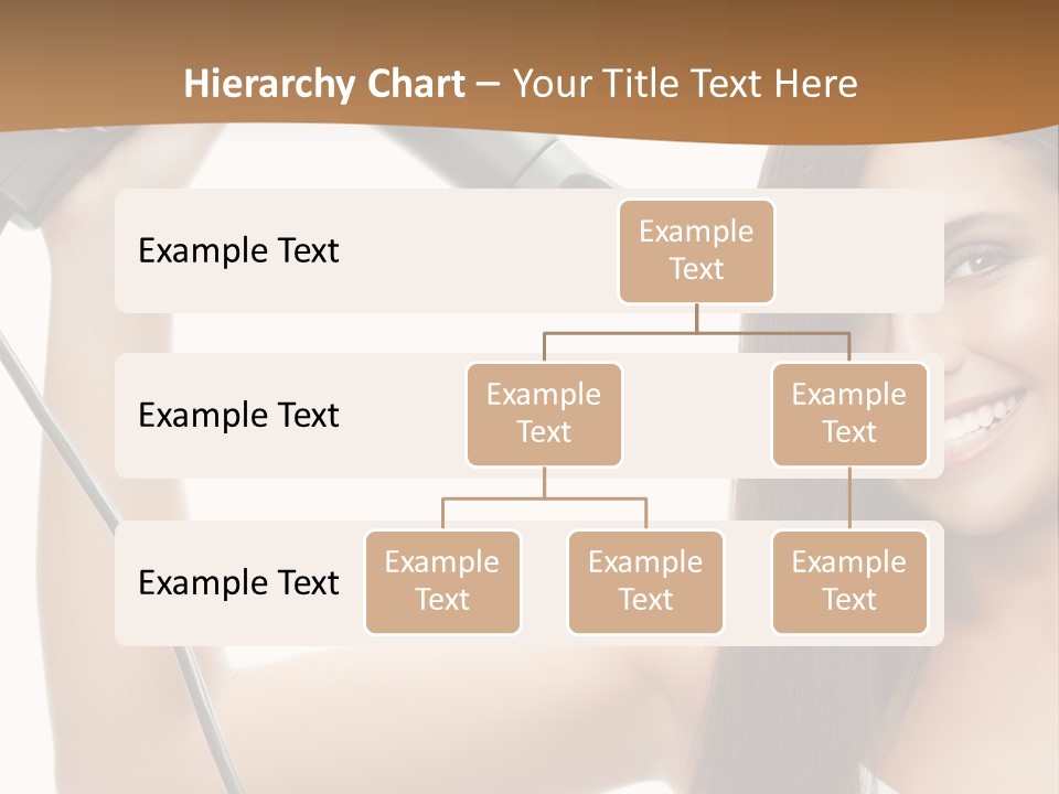 Face Girl Portrait PowerPoint Template