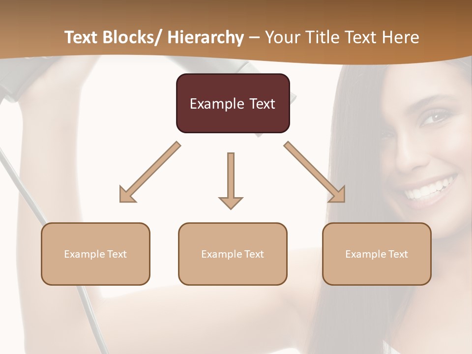 Face Girl Portrait PowerPoint Template