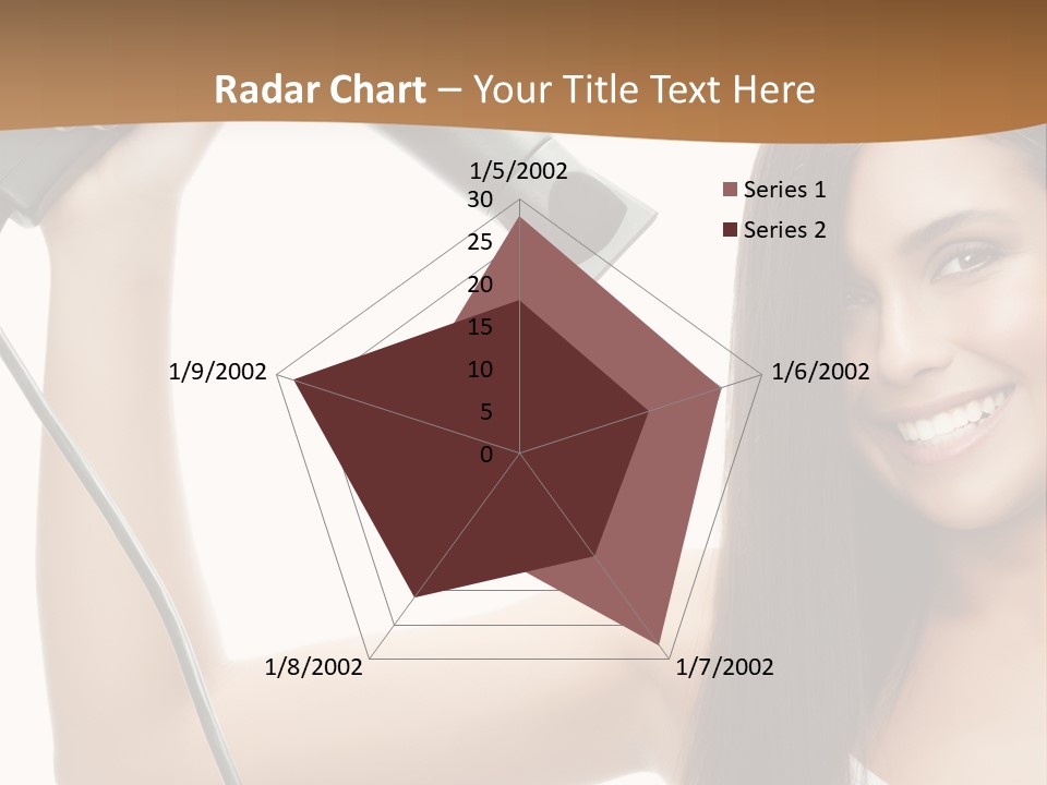 Face Girl Portrait PowerPoint Template