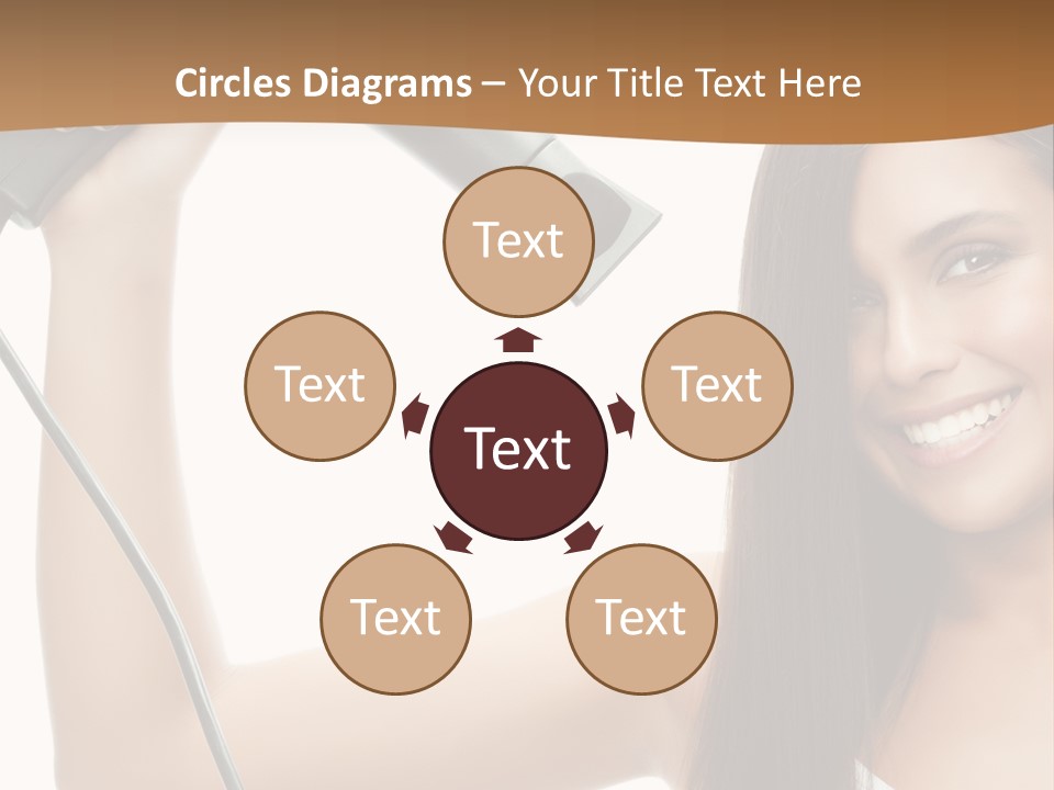 Face Girl Portrait PowerPoint Template