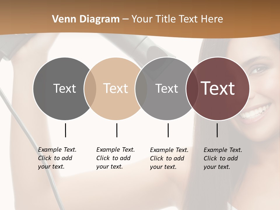 Face Girl Portrait PowerPoint Template