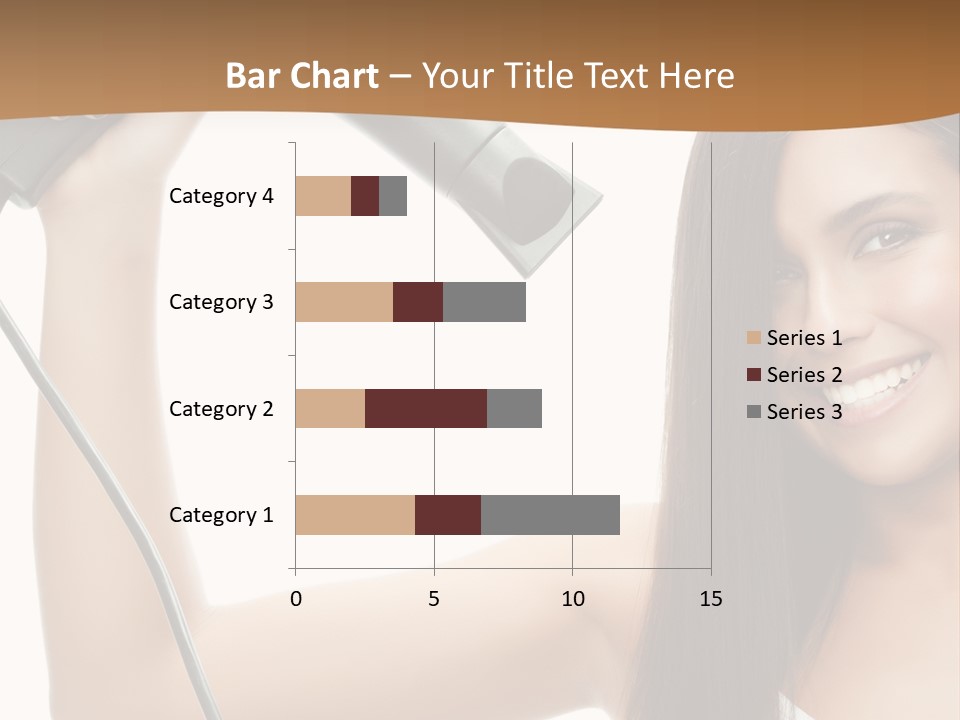 Face Girl Portrait PowerPoint Template
