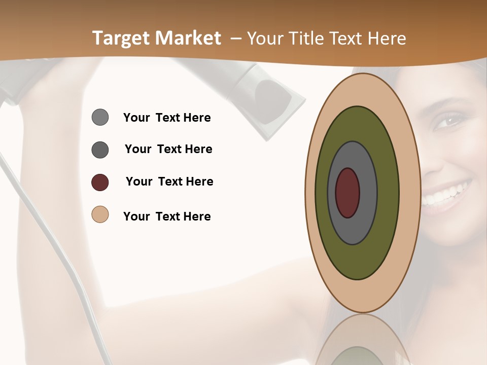 Face Girl Portrait PowerPoint Template