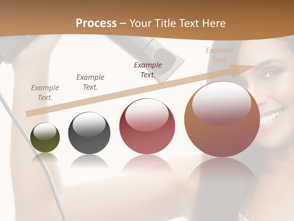 Face Girl Portrait PowerPoint Template