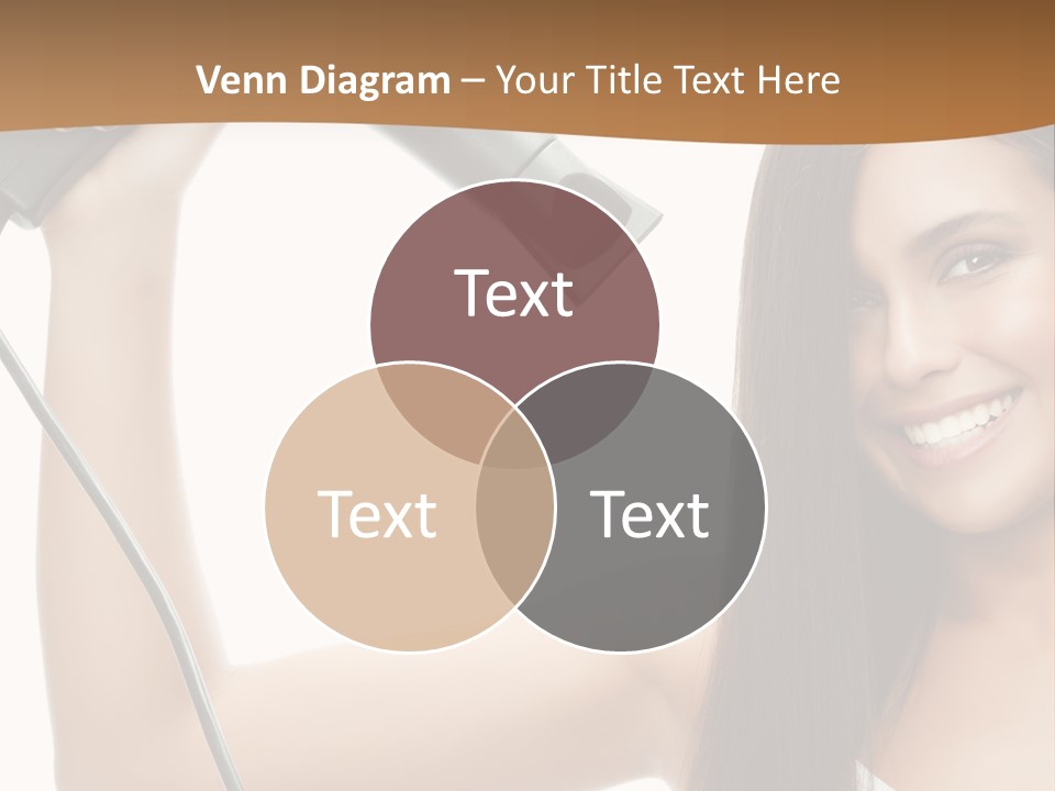 Face Girl Portrait PowerPoint Template