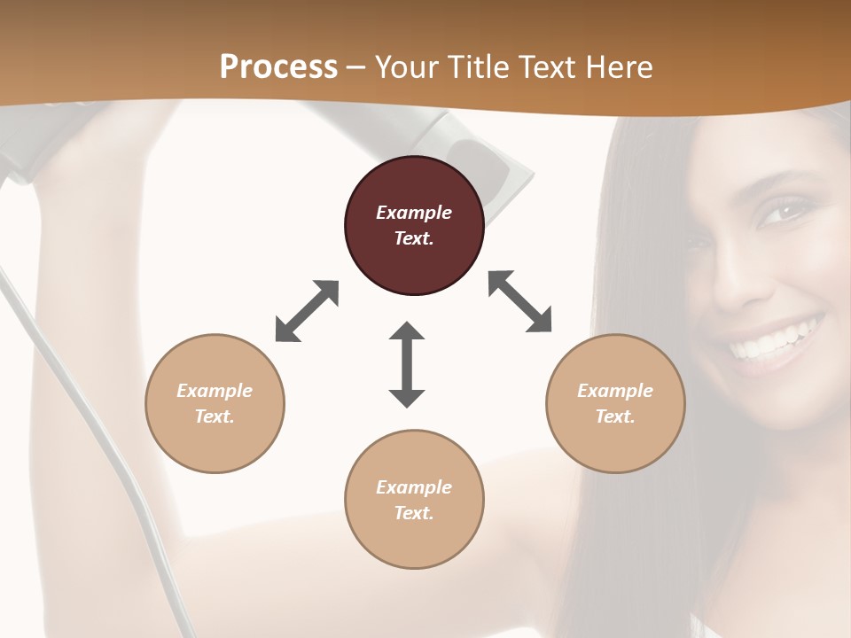 Face Girl Portrait PowerPoint Template