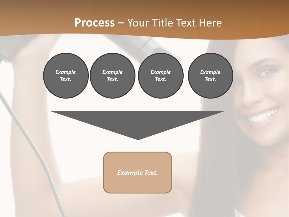 Face Girl Portrait PowerPoint Template