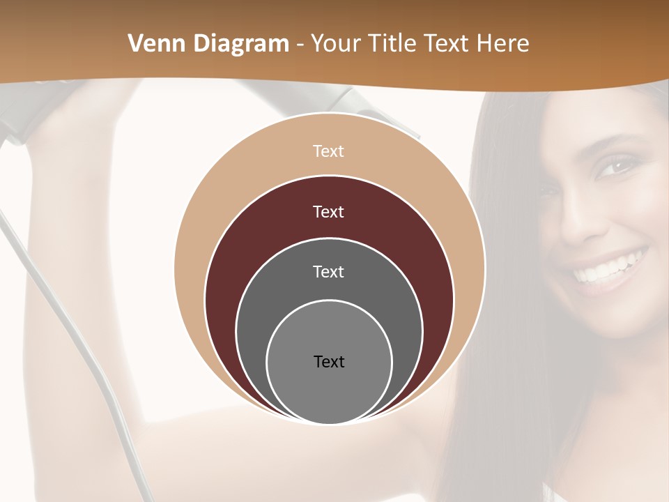 Face Girl Portrait PowerPoint Template