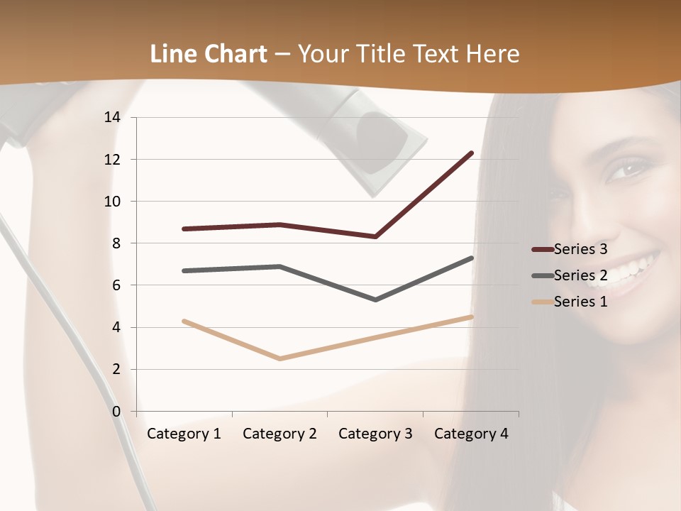 Face Girl Portrait PowerPoint Template