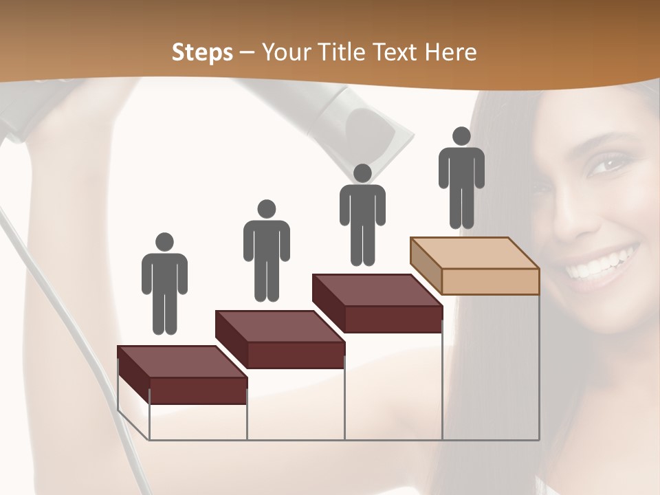 Face Girl Portrait PowerPoint Template