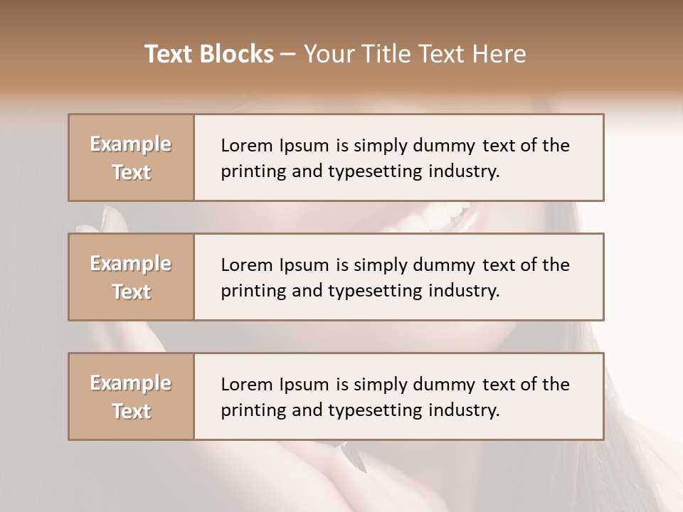 Care Beauty Beautiful PowerPoint Template