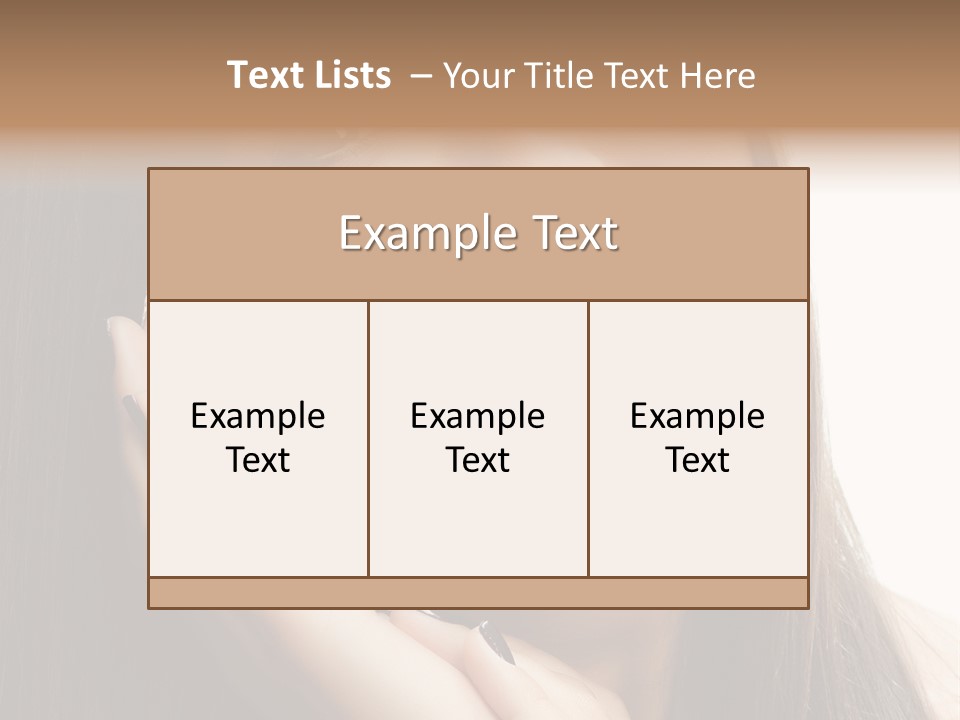 Care Beauty Beautiful PowerPoint Template