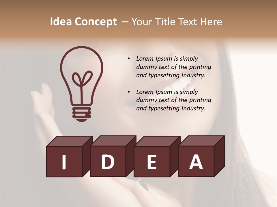 Care Beauty Beautiful PowerPoint Template