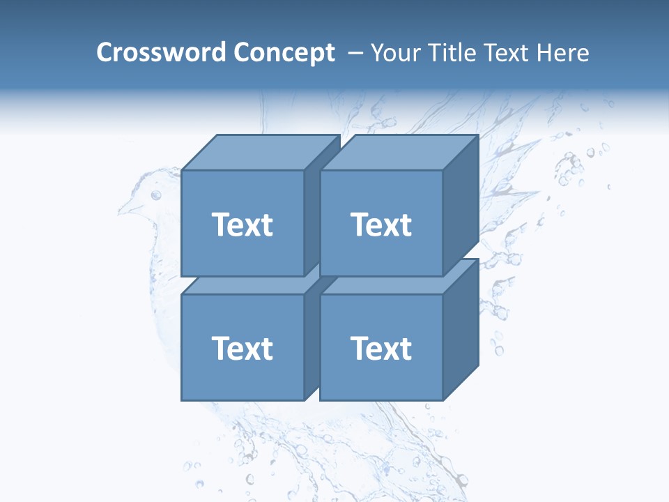 Fresh Dove Splash PowerPoint Template