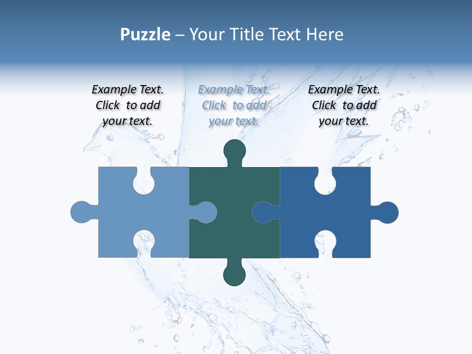 Fresh Dove Splash PowerPoint Template