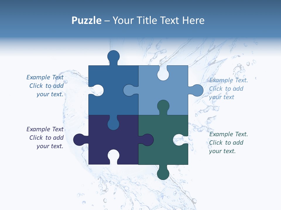 Fresh Dove Splash PowerPoint Template