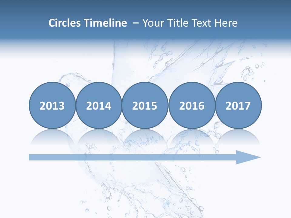 Fresh Dove Splash PowerPoint Template