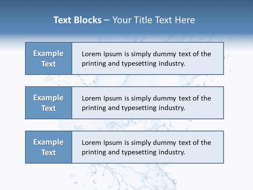 Fresh Dove Splash PowerPoint Template