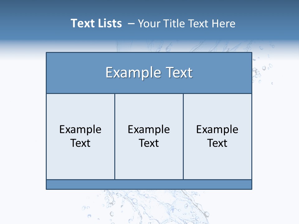 Fresh Dove Splash PowerPoint Template