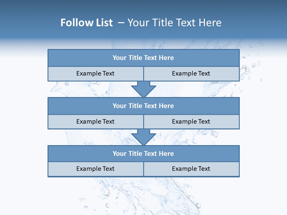 Fresh Dove Splash PowerPoint Template