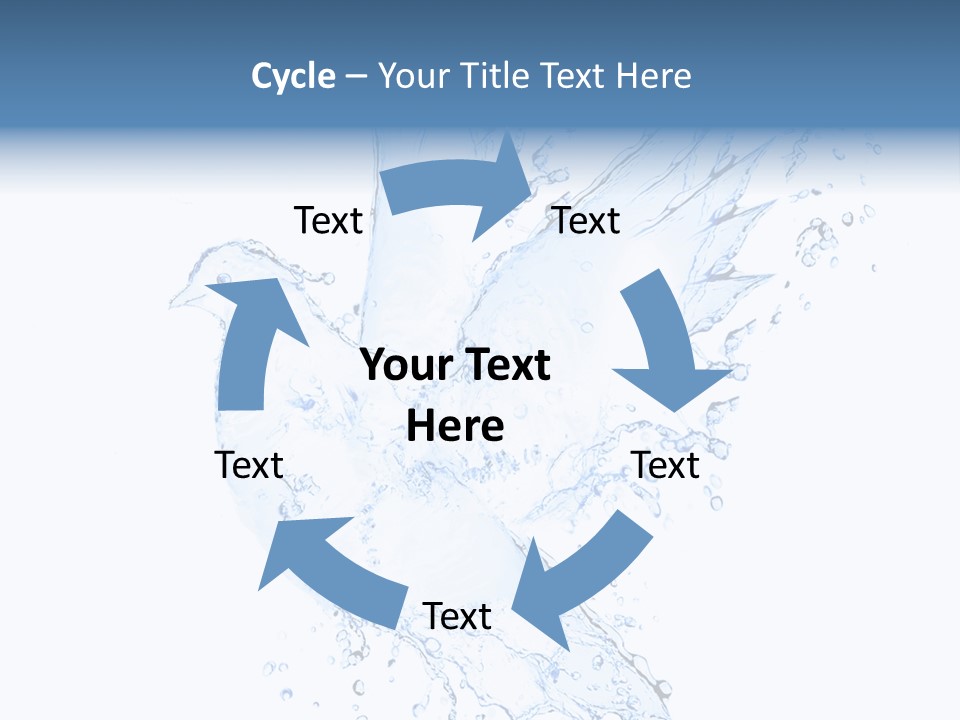 Fresh Dove Splash PowerPoint Template