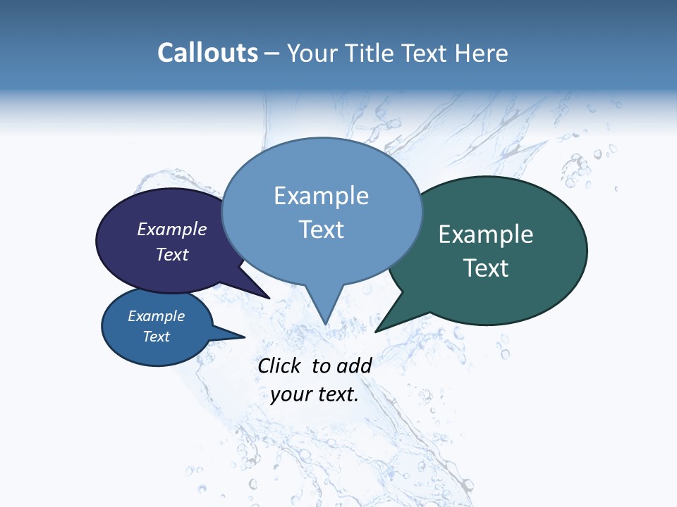 Fresh Dove Splash PowerPoint Template