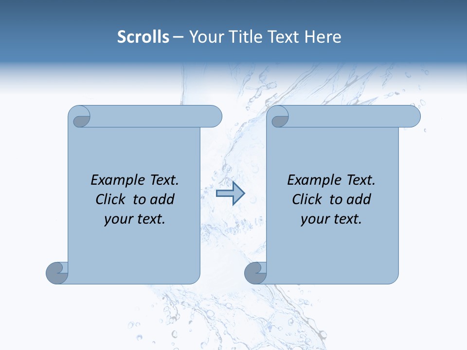 Fresh Dove Splash PowerPoint Template