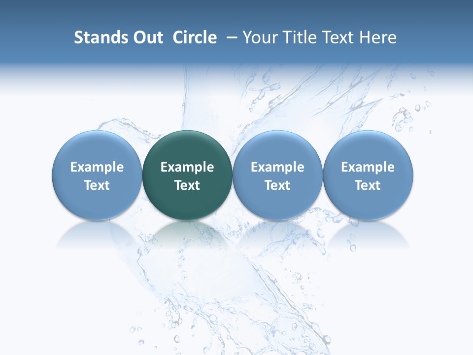 Fresh Dove Splash PowerPoint Template