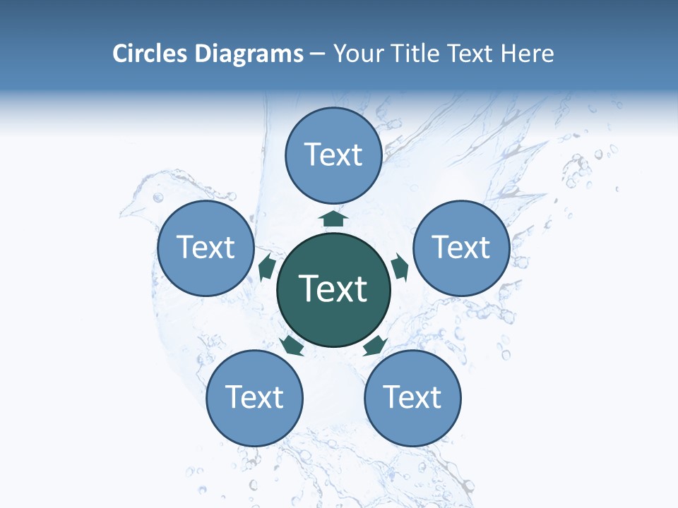 Fresh Dove Splash PowerPoint Template