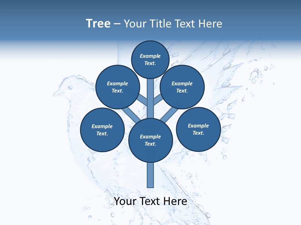 Fresh Dove Splash PowerPoint Template