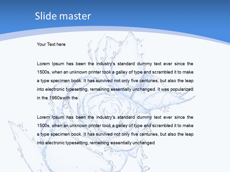 Rose Wash Macro PowerPoint Template